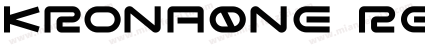 Krona0ne Regular字体转换